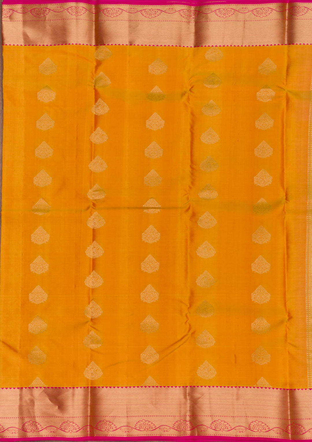Yellow Zariwork Pure Silk Saree