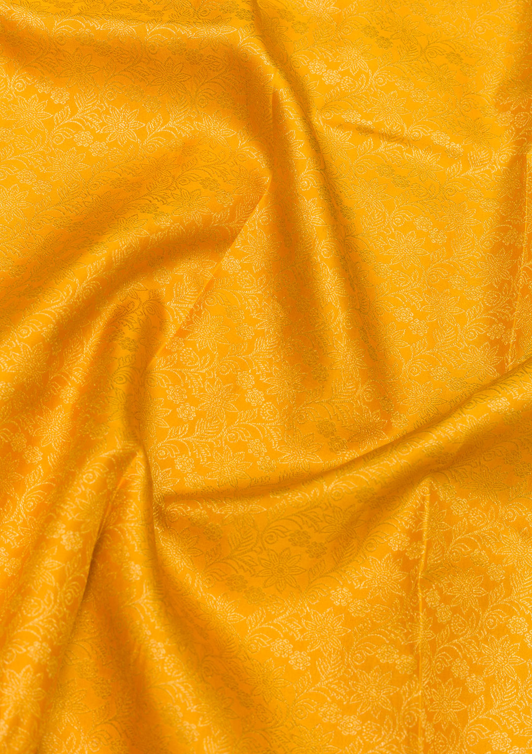 Yellow Zariwork Pure Silk Saree