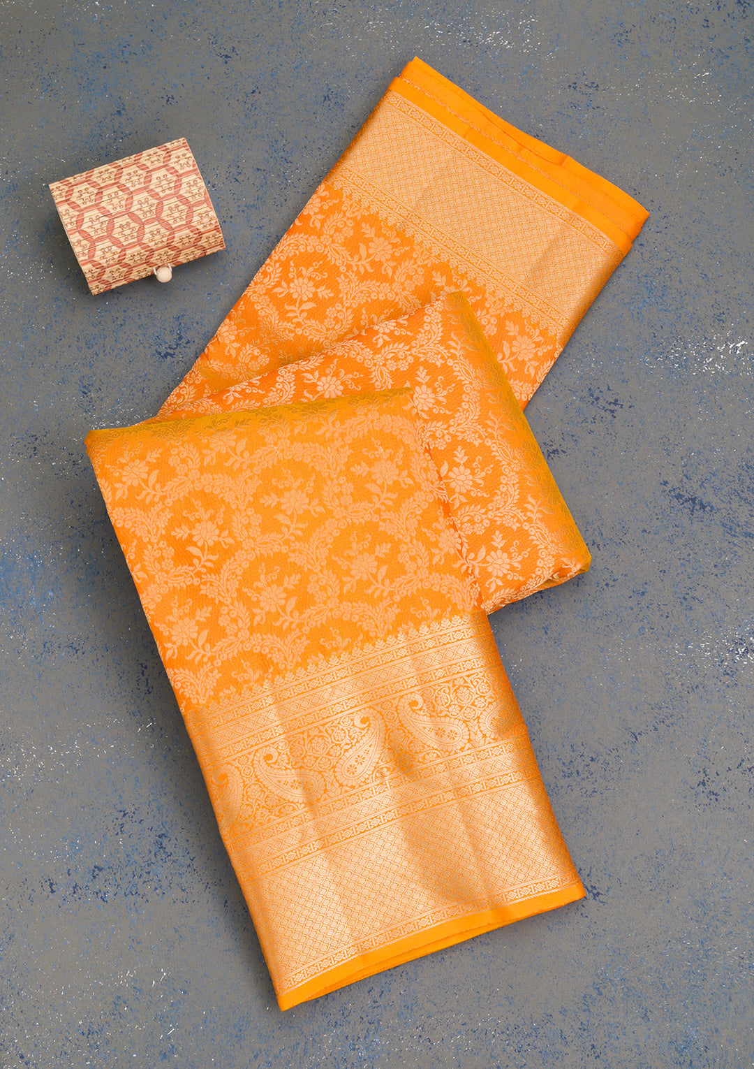 Yellow Zariwork Kanjivaram Pure Silk Saree