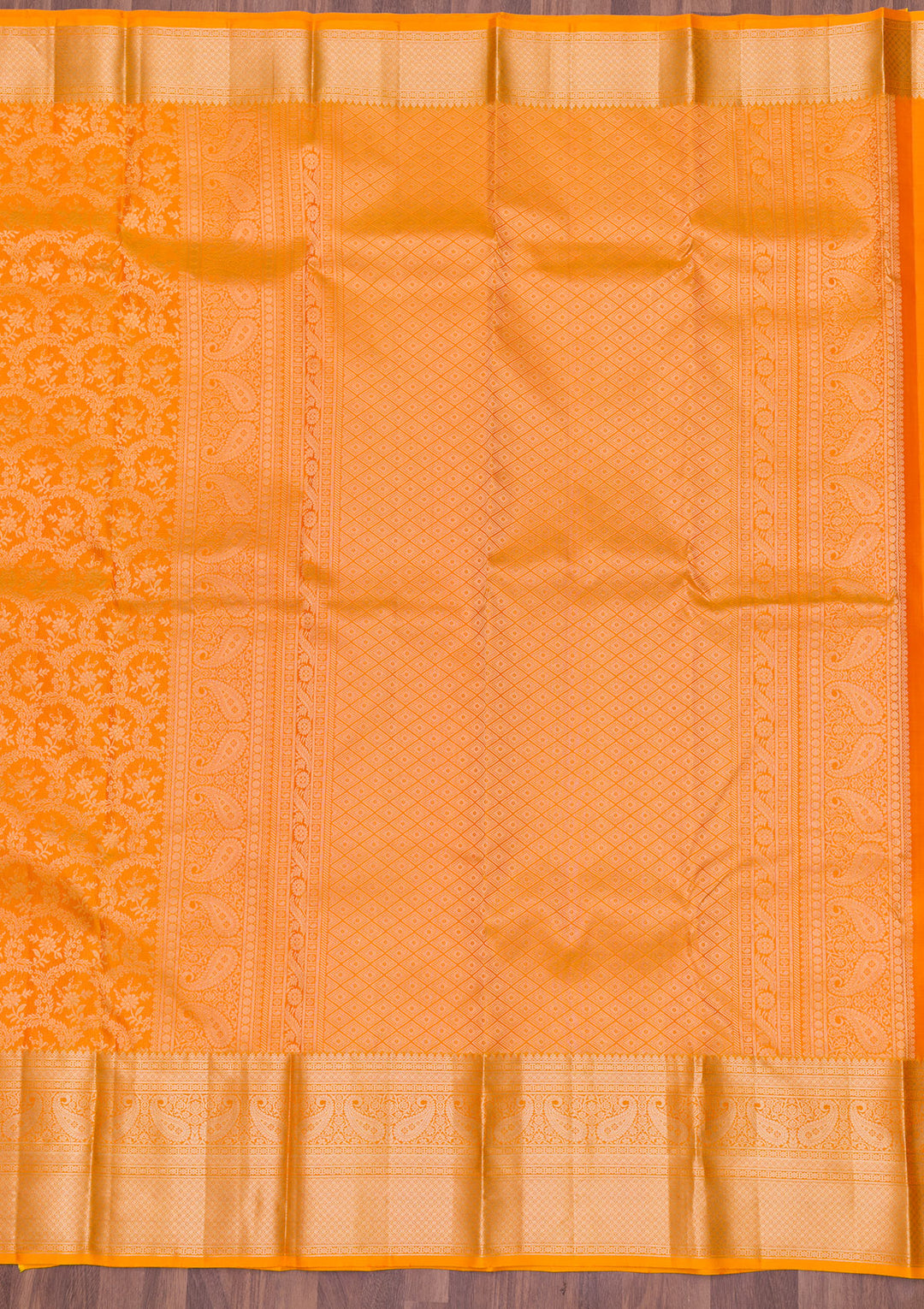 Yellow Zariwork Kanjivaram Pure Silk Saree