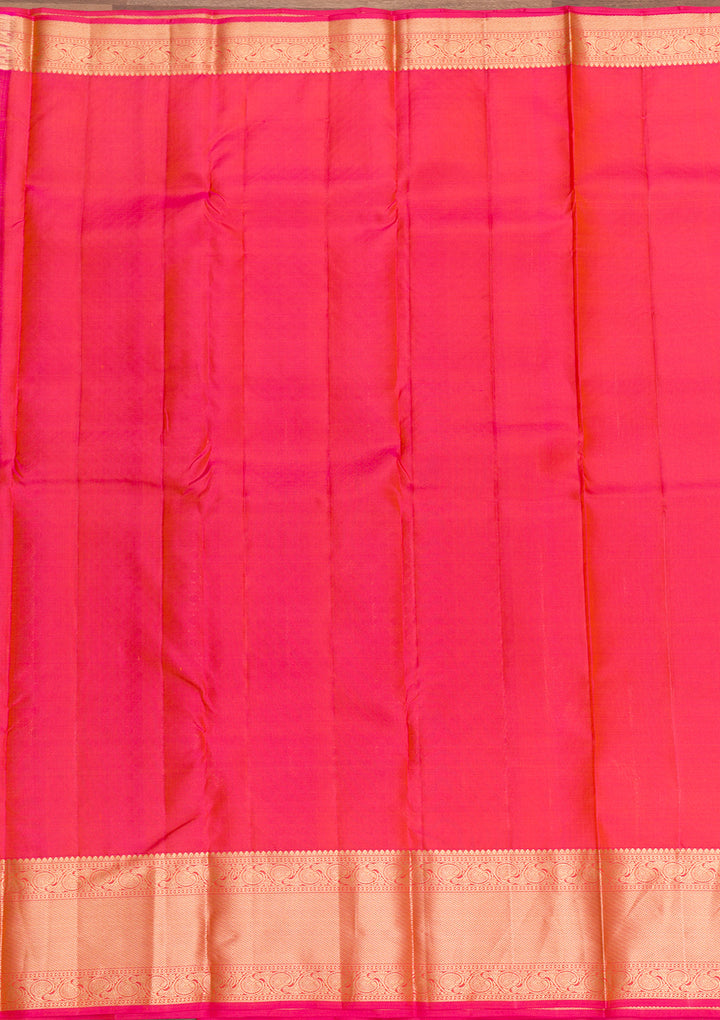 Yellow Zariwork Pure Silk Saree-Koskii