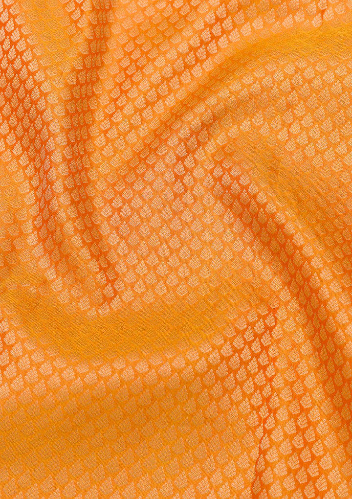 Yellow Zariwork Banarasi Pure Silk Saree