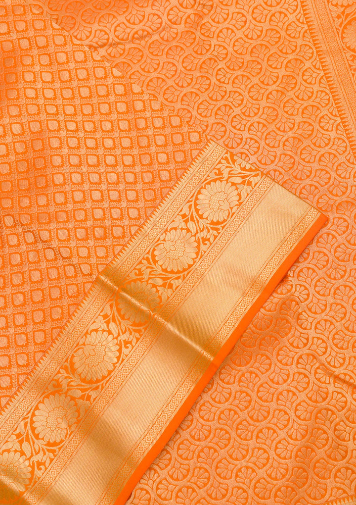 Yellow Zariwork Pure Silk Saree