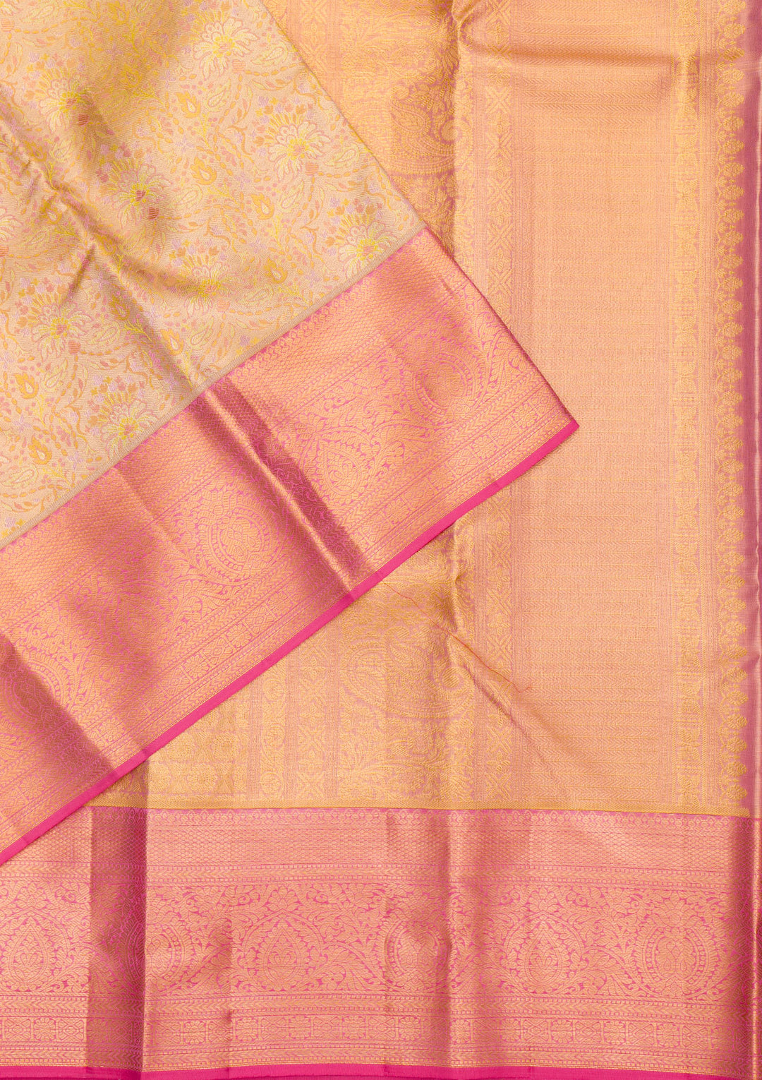 Yellow Zariwork Pure Silk Saree