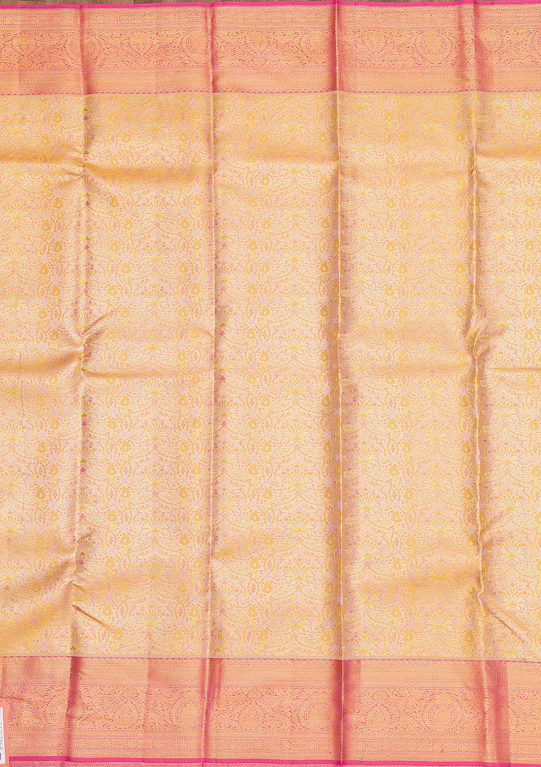 Yellow Zariwork Pure Silk Saree
