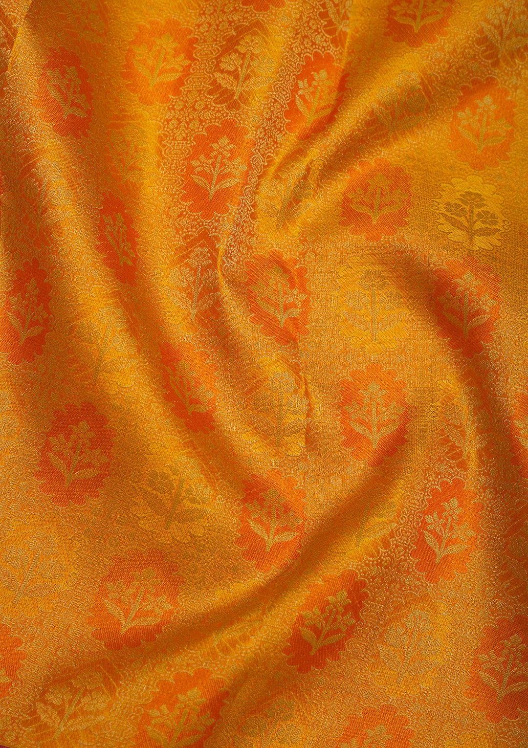 Yellow Zariwork Pure Silk Saree