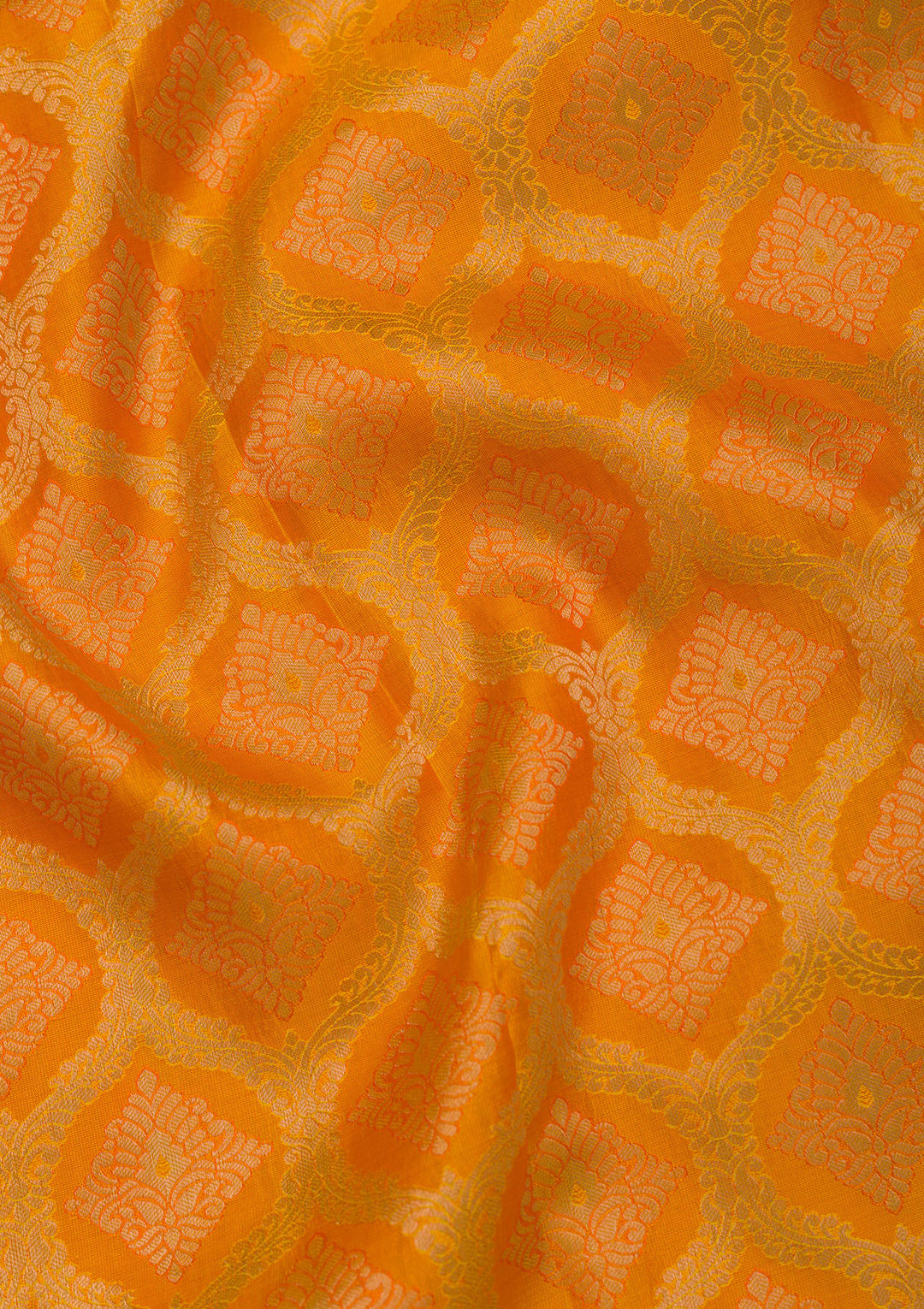Yellow Zariwork Pure Silk Saree