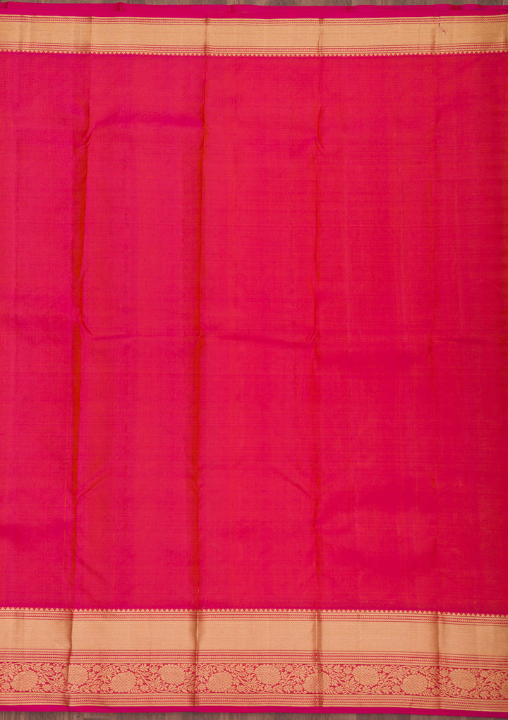 Yellow Zariwork Pure Silk Saree