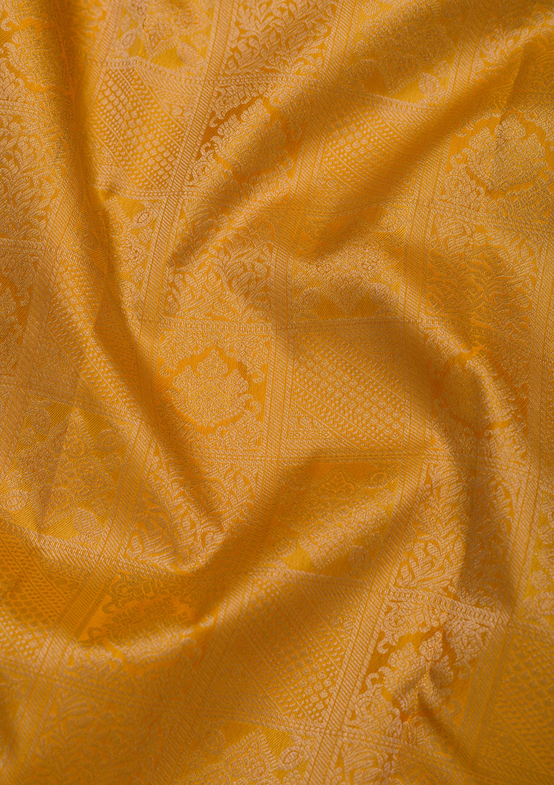 Yellow Zariwork Pure Silk Saree