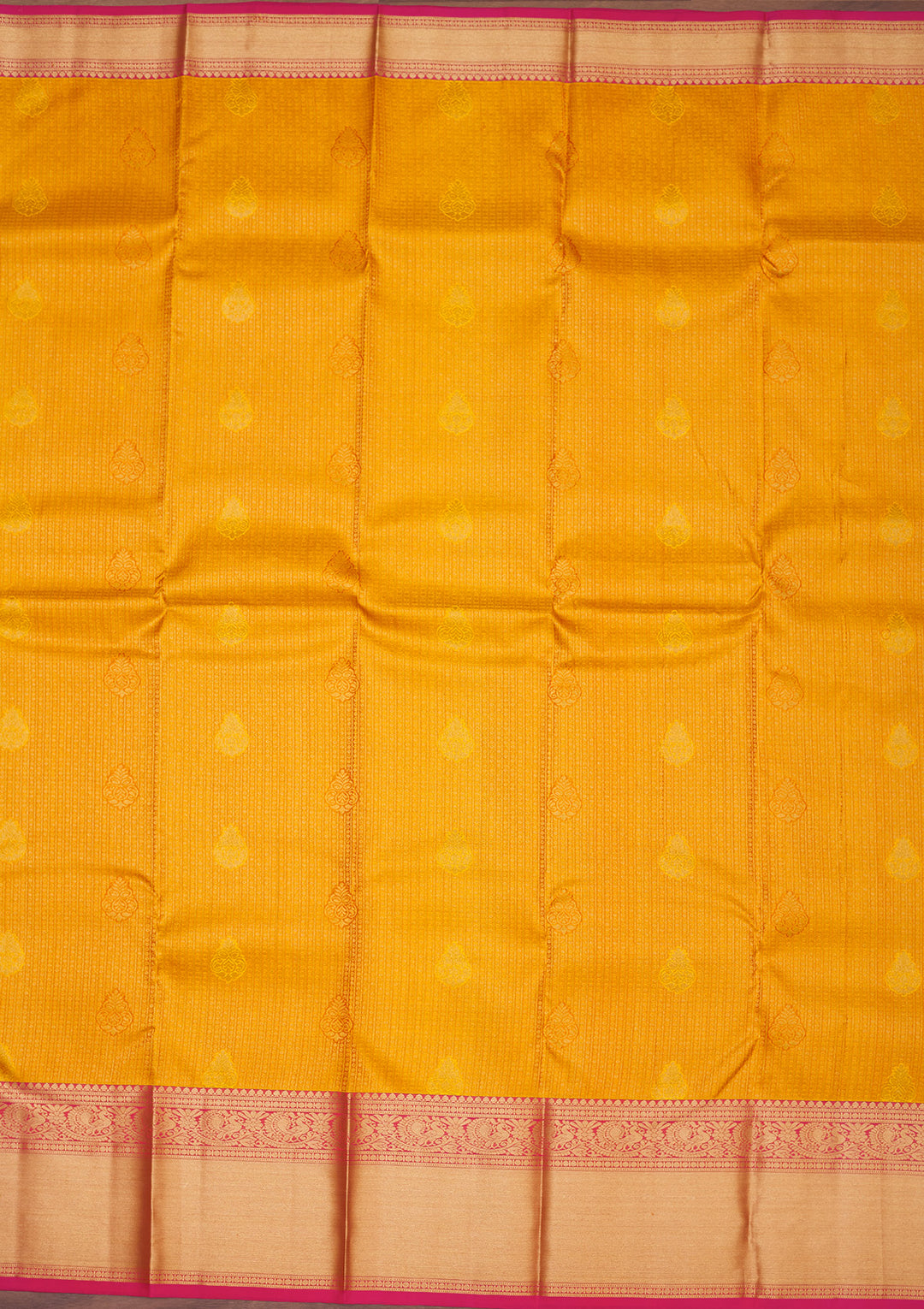 Yellow Zariwork Pure Silk Saree