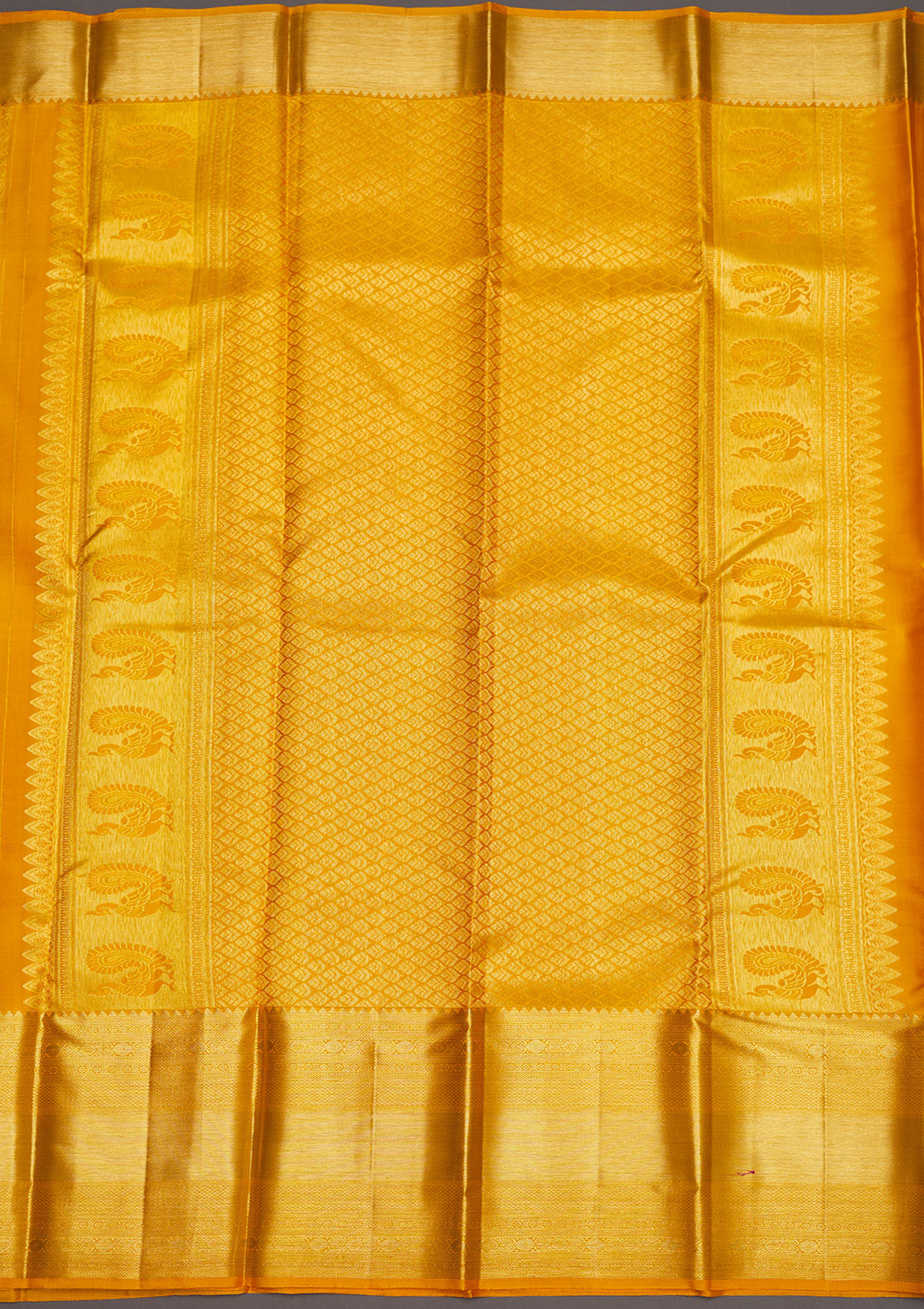 Yellow Zariwork Pure Silk Saree