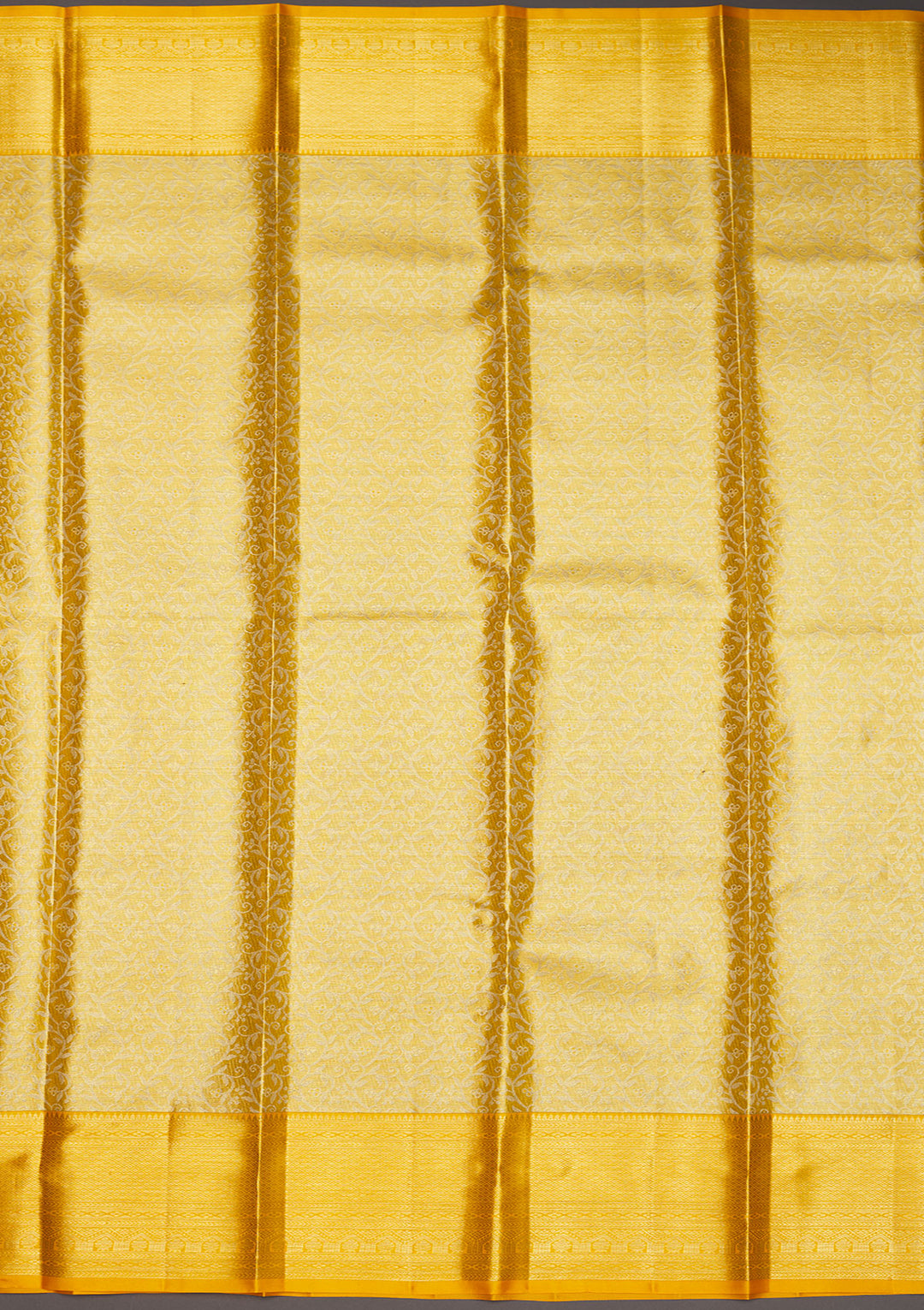 Yellow Zariwork Pure Silk Saree