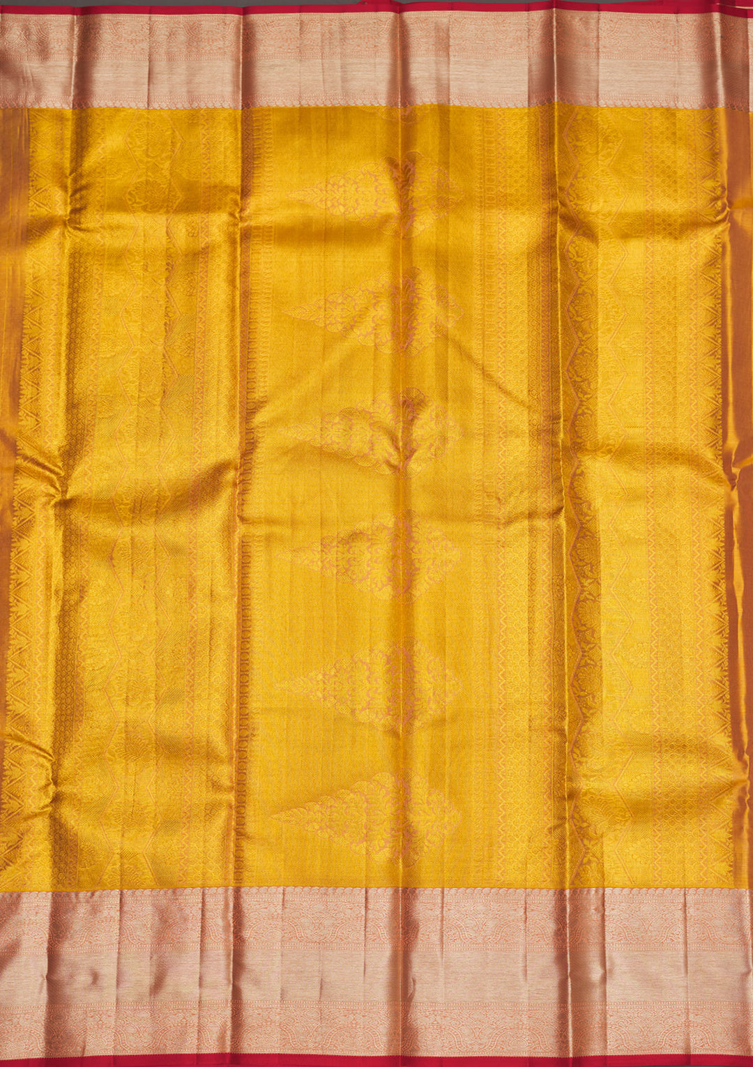 Yellow Zariwork Pure Silk Saree