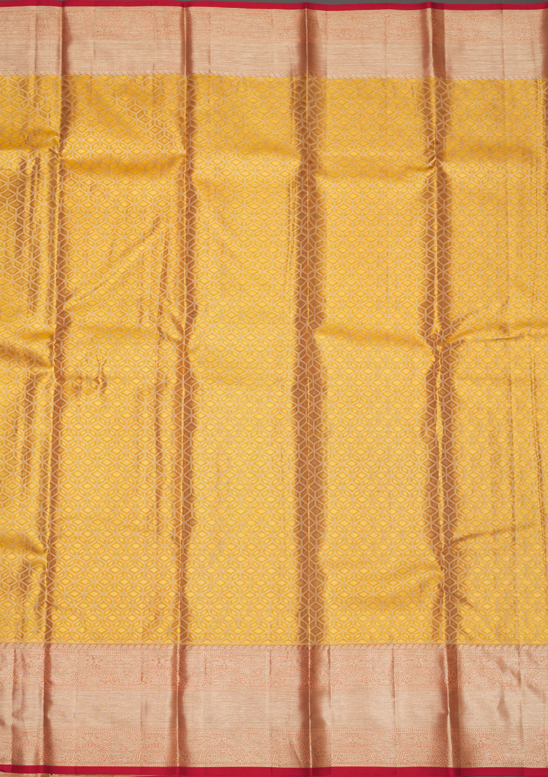 Yellow Zariwork Pure Silk Saree