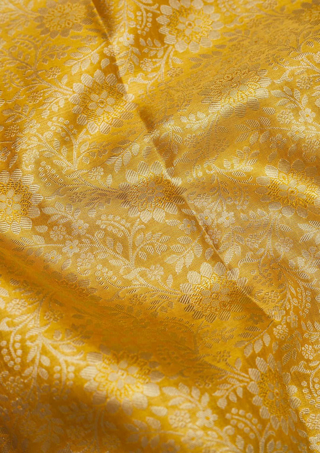 Yellow Zariwork Pure Silk Saree