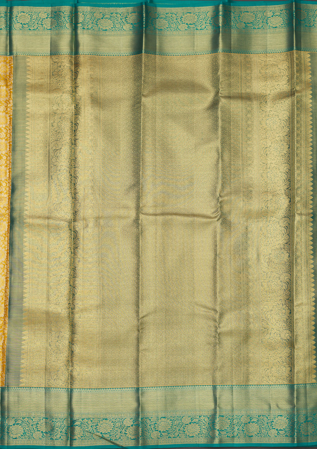 Yellow Zariwork Pure Silk Saree