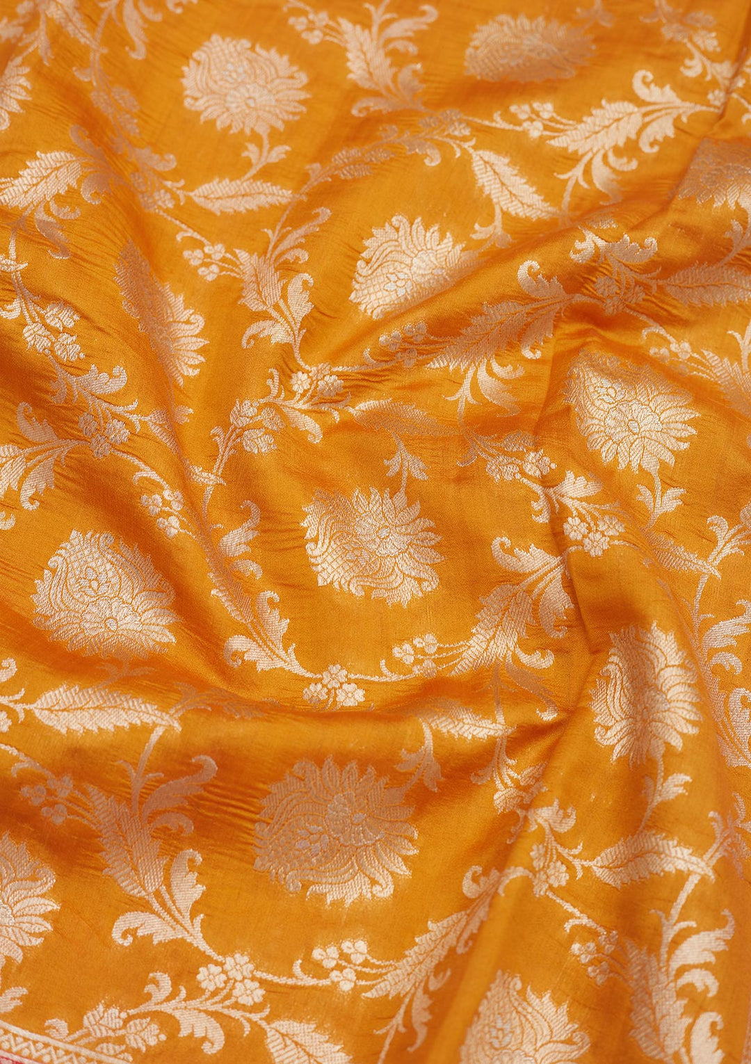 Yellow Zariwork Pure Silk Saree