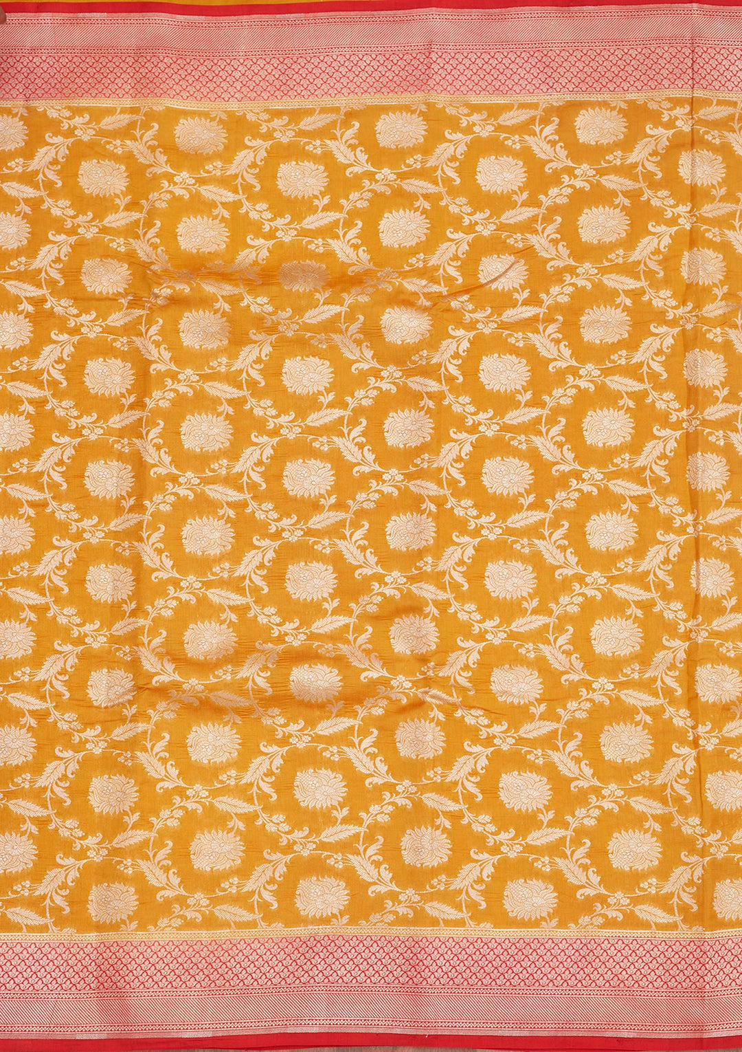 Yellow Zariwork Pure Silk Saree