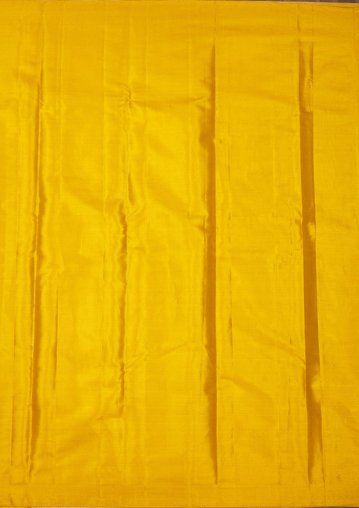Yellow Zariwork Pure Silk Saree