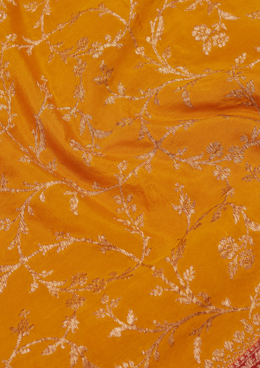 Yellow Zariwork Pure Silk Saree