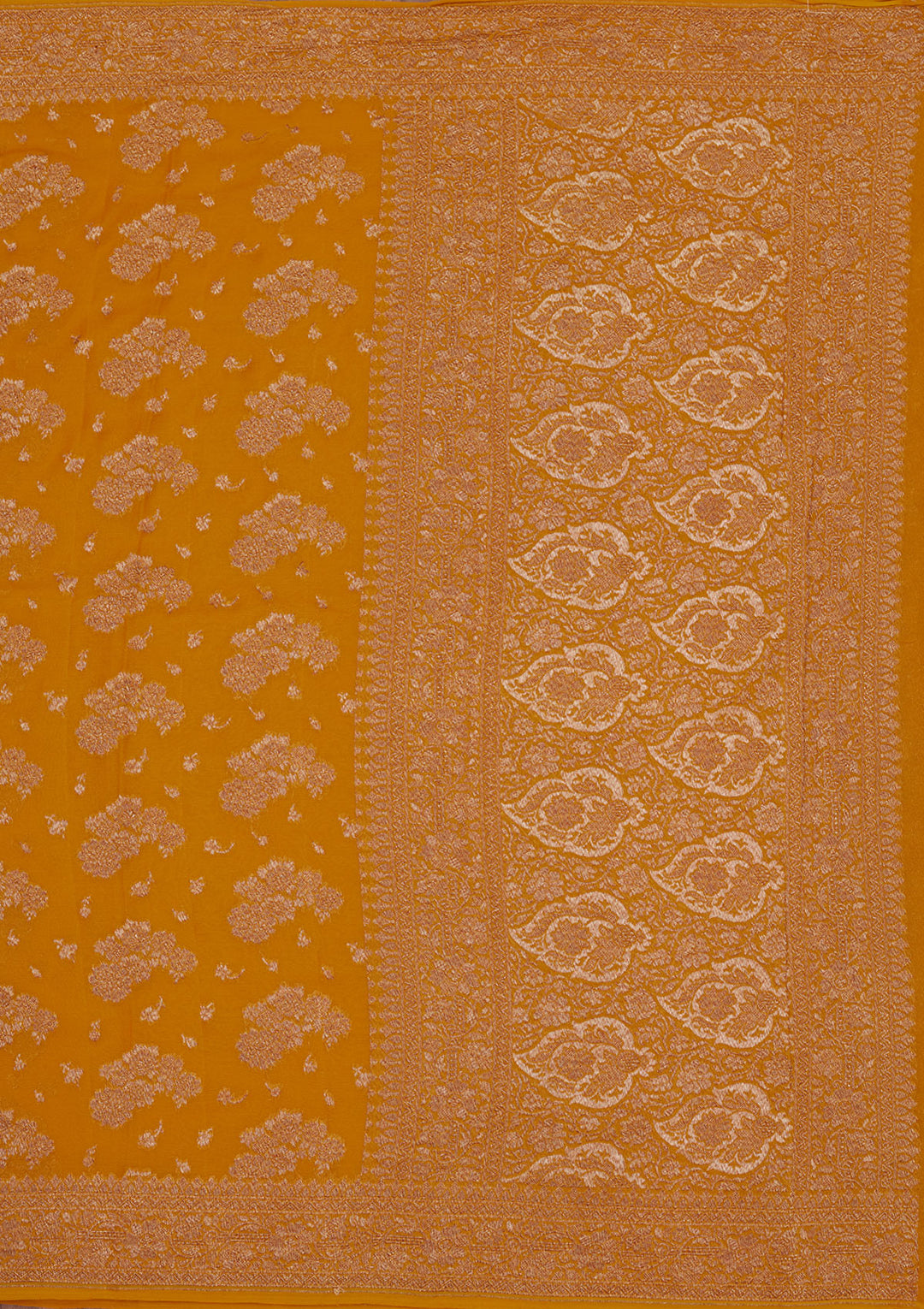Yellow Zariwork Pure Silk Saree