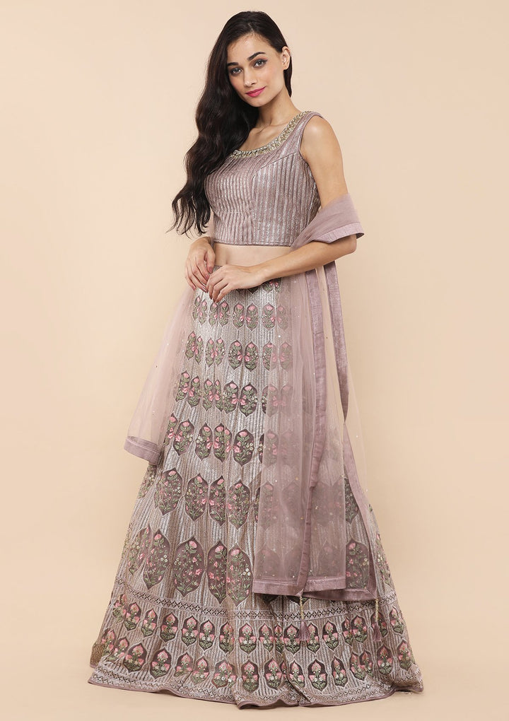 Koskii Lavender Lehenga-Koskii