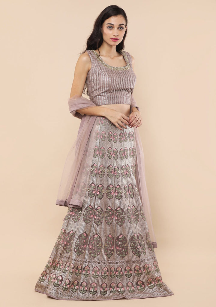 Koskii Lavender Lehenga-Koskii