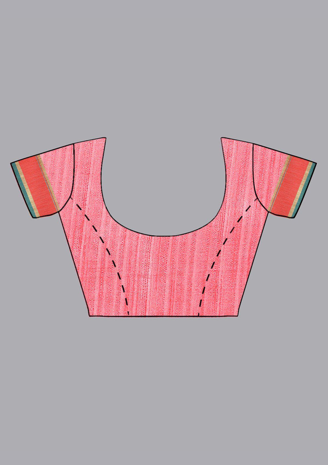 Multi Color Zariwork Art Silk Designer Saree-Koskii