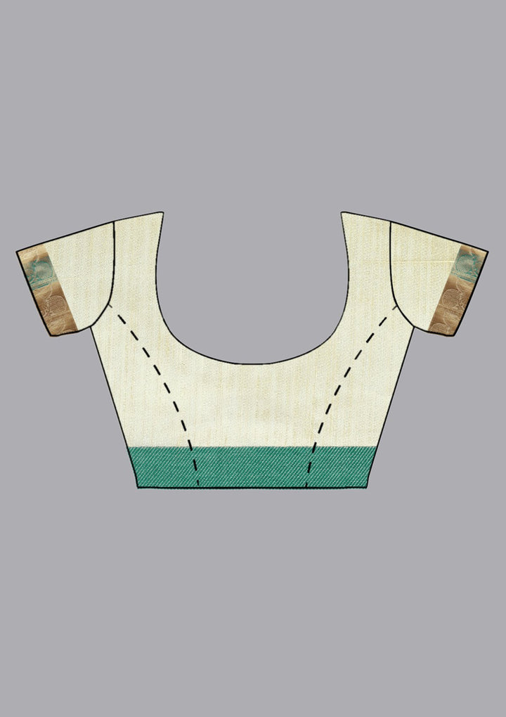 Multi Zariwork Art Silk Designer Saree-Koskii