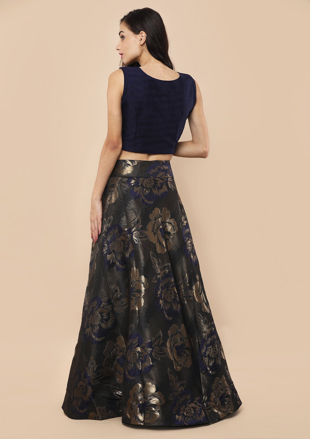 Koskii Brocade Lehenga-Koskii
