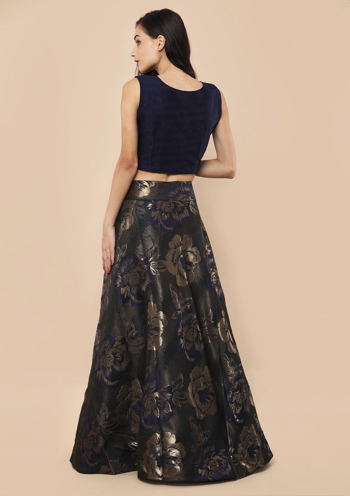 Koskii Brocade Lehenga-Koskii
