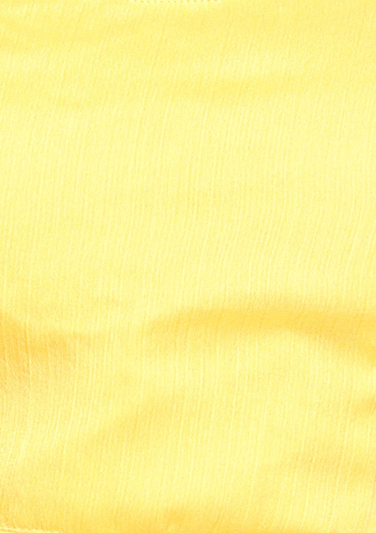 Yellow Mirrorwork Georgette Designer Saree-Koskii