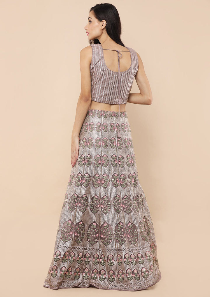 Koskii Lavender Lehenga-Koskii
