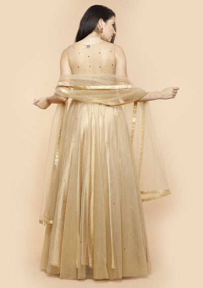Gold Stonework Net Designer Gown-Koskii