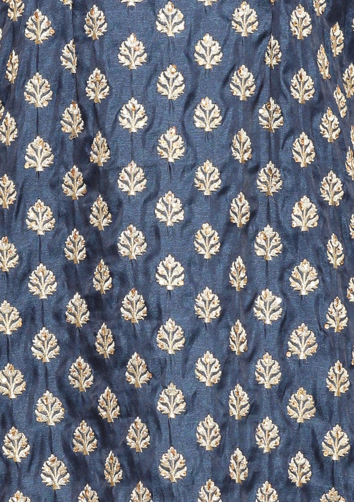 royal blue and gold designer salwar suit-Koskii