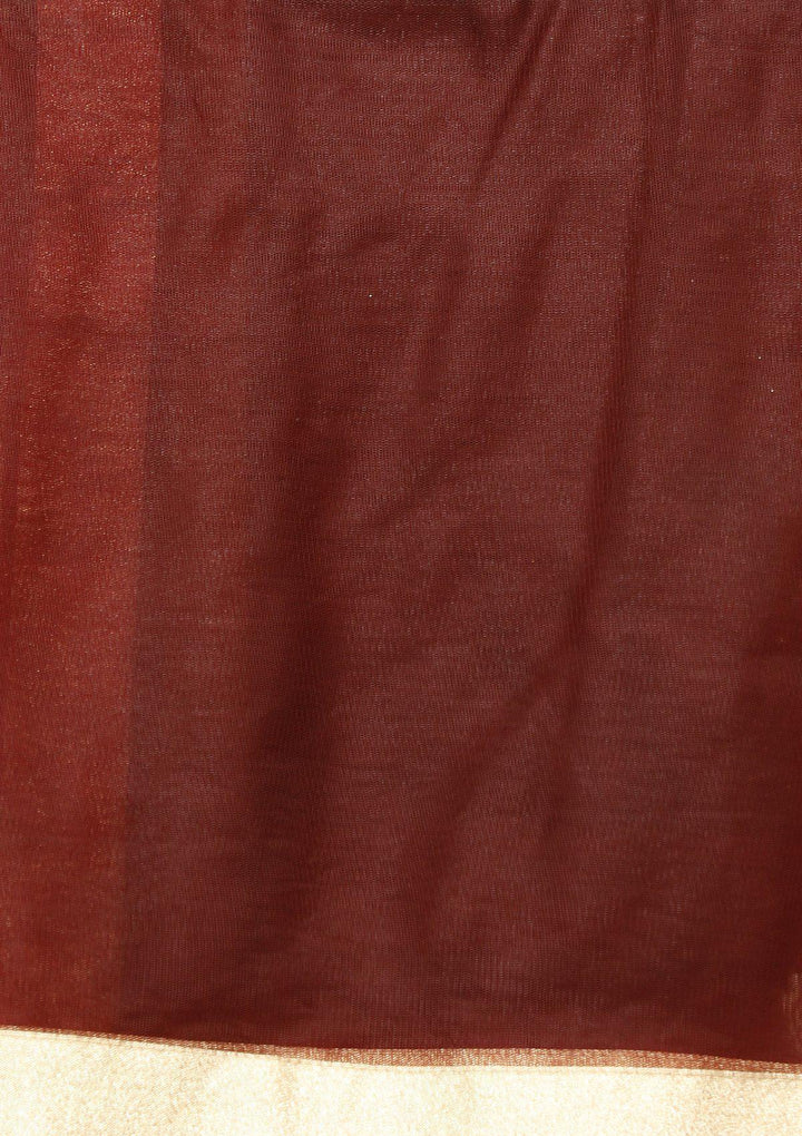 Maroon Embellished Velvet Designer Lehenga-Koskii
