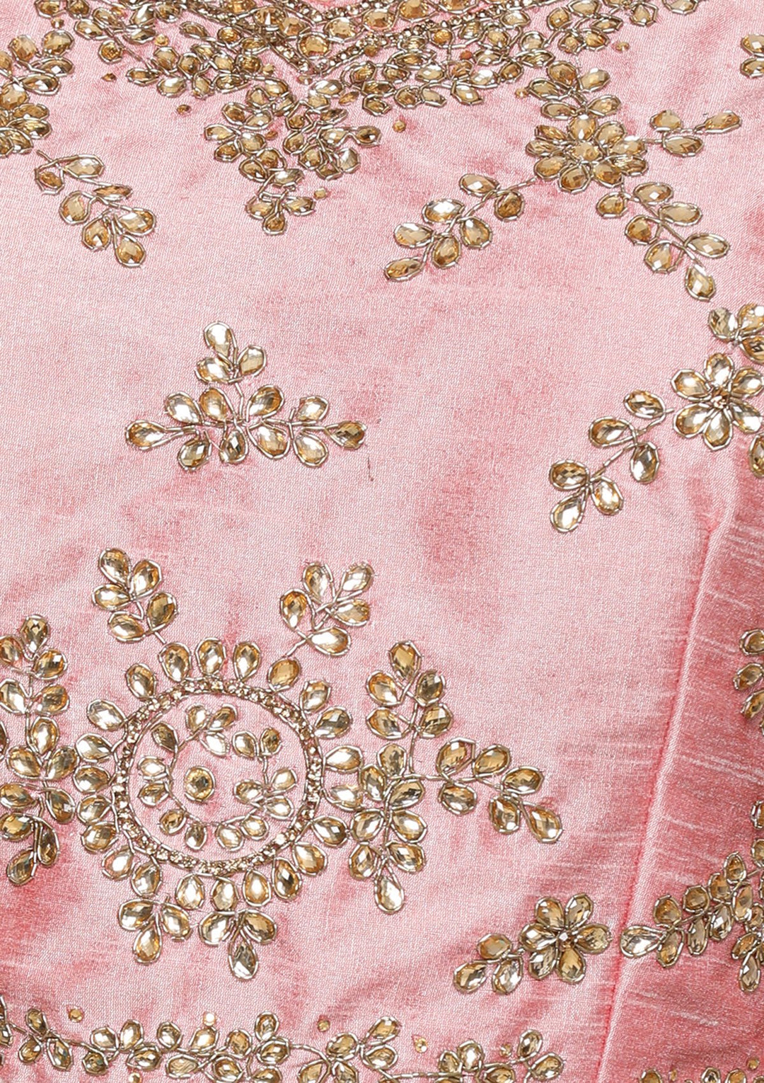 Sky Blue Stone Work Silk Designer Lehenga-Koskii