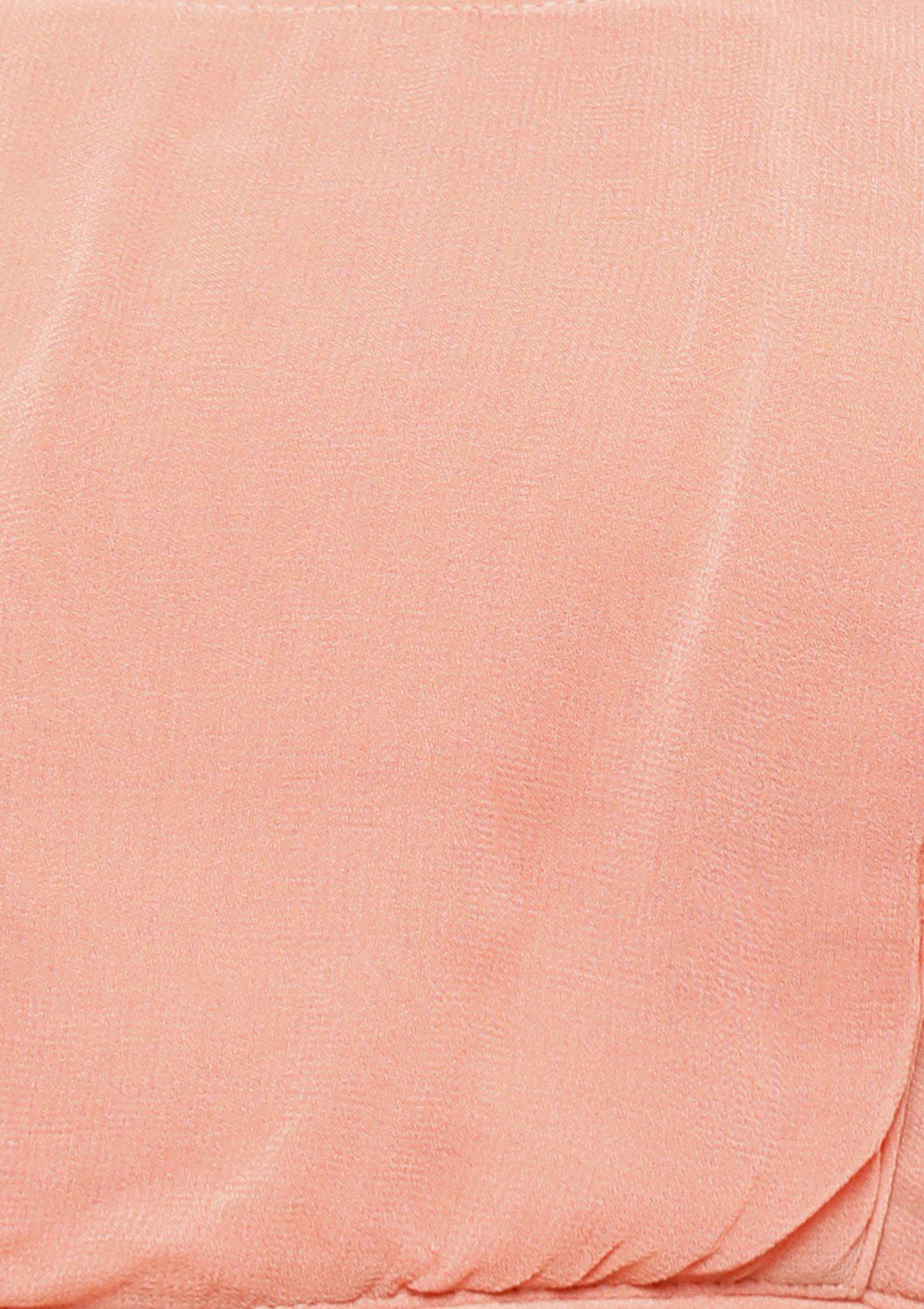 Peach Pink Threadwork Designer Saree-Koskii