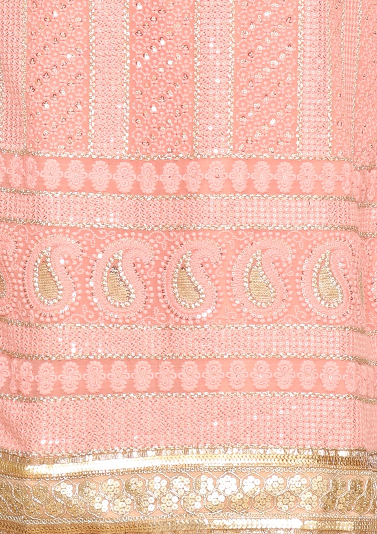 Pink Thread Work Net Designer Sharara-Koskii