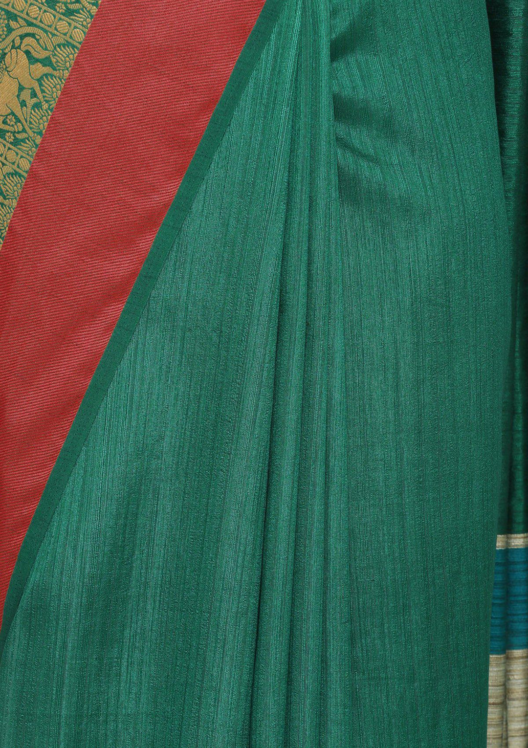 Multi Color Zariwork Art Silk Designer Saree-Koskii