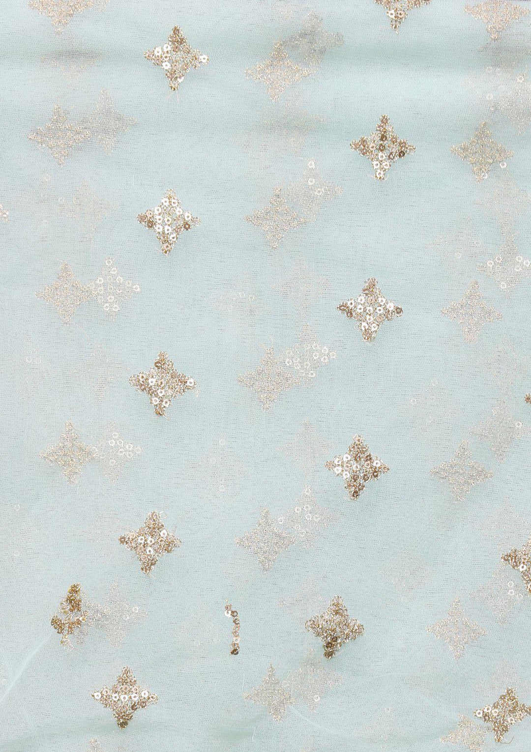 koskii green and blue velvet lehenga-Koskii