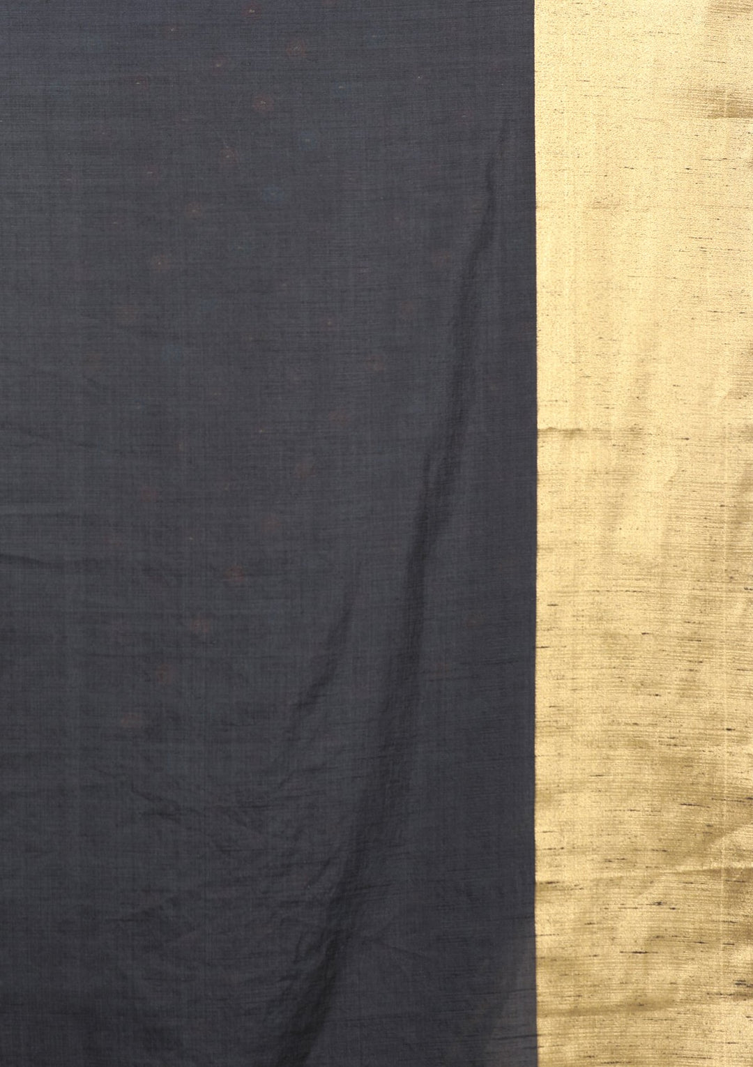 Black Multi Color Buta Handloom Saree-Koskii