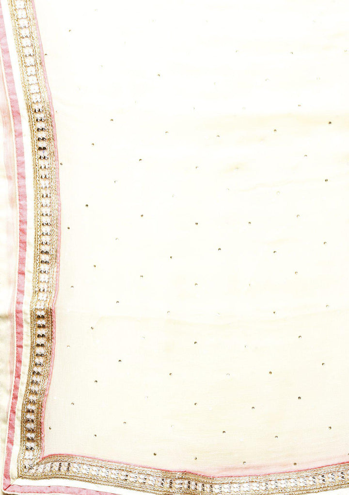 Yellow and Pink Floral Designer Salwar Suit-Koskii