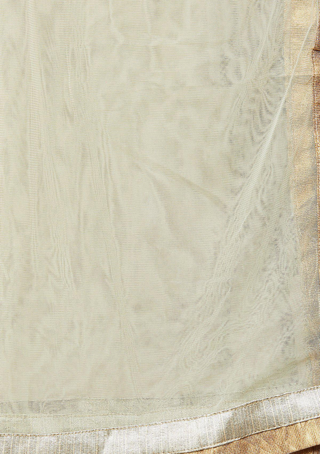 Silver Stonework Rawsilk Designer Lehenga-Koskii