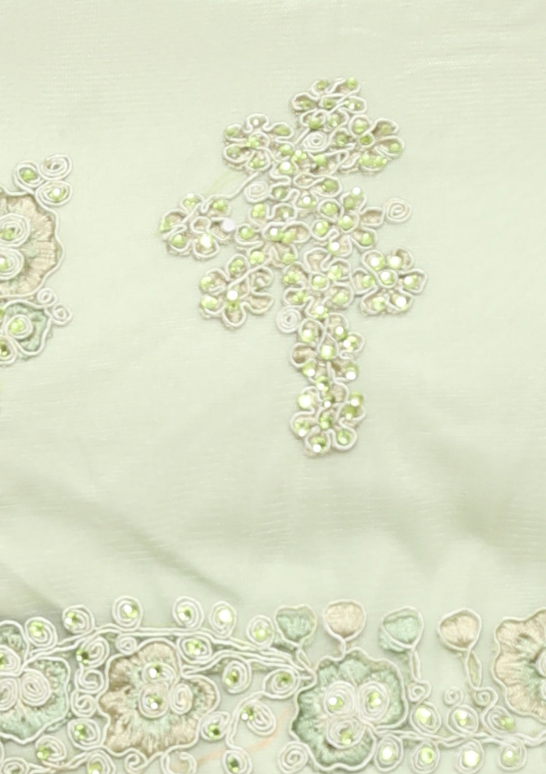 Pista Green Thread Work Designer Lehenga-Koskii