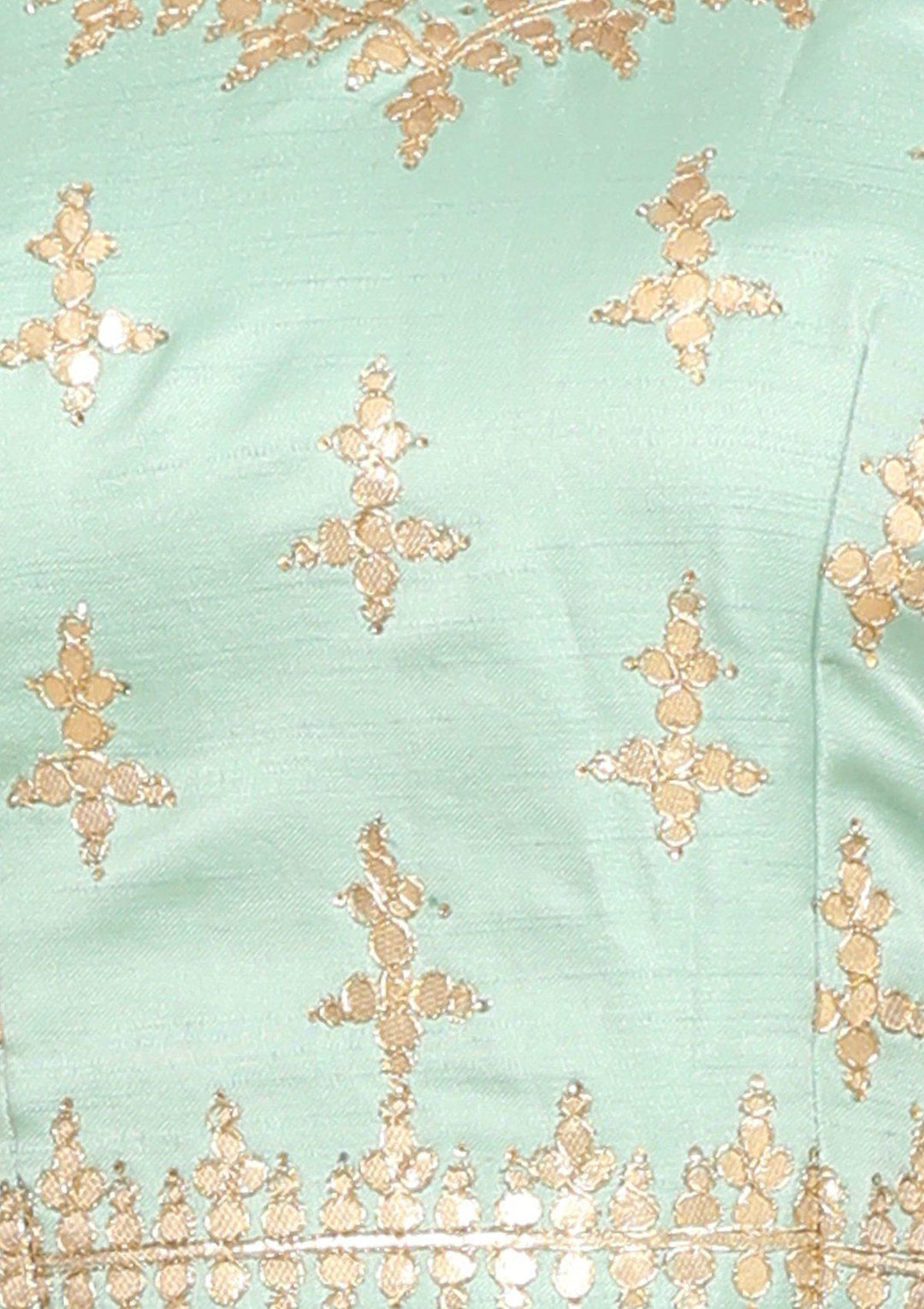 Sea Green And Rani pink designer Lehenga-Koskii