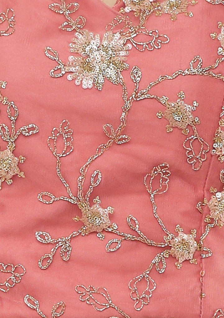 Koskii Pink Lehenga-Koskii