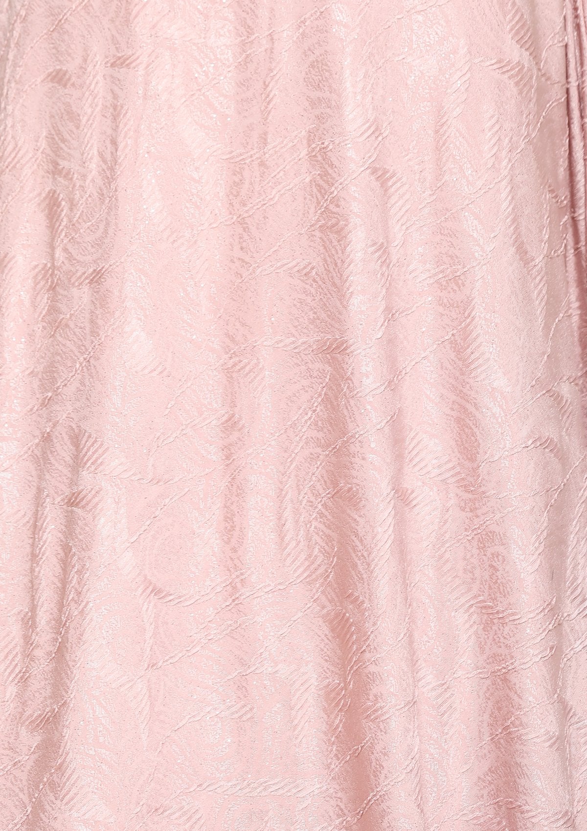 Baby Pink Thread Work Georgette Designer Gown-Koskii