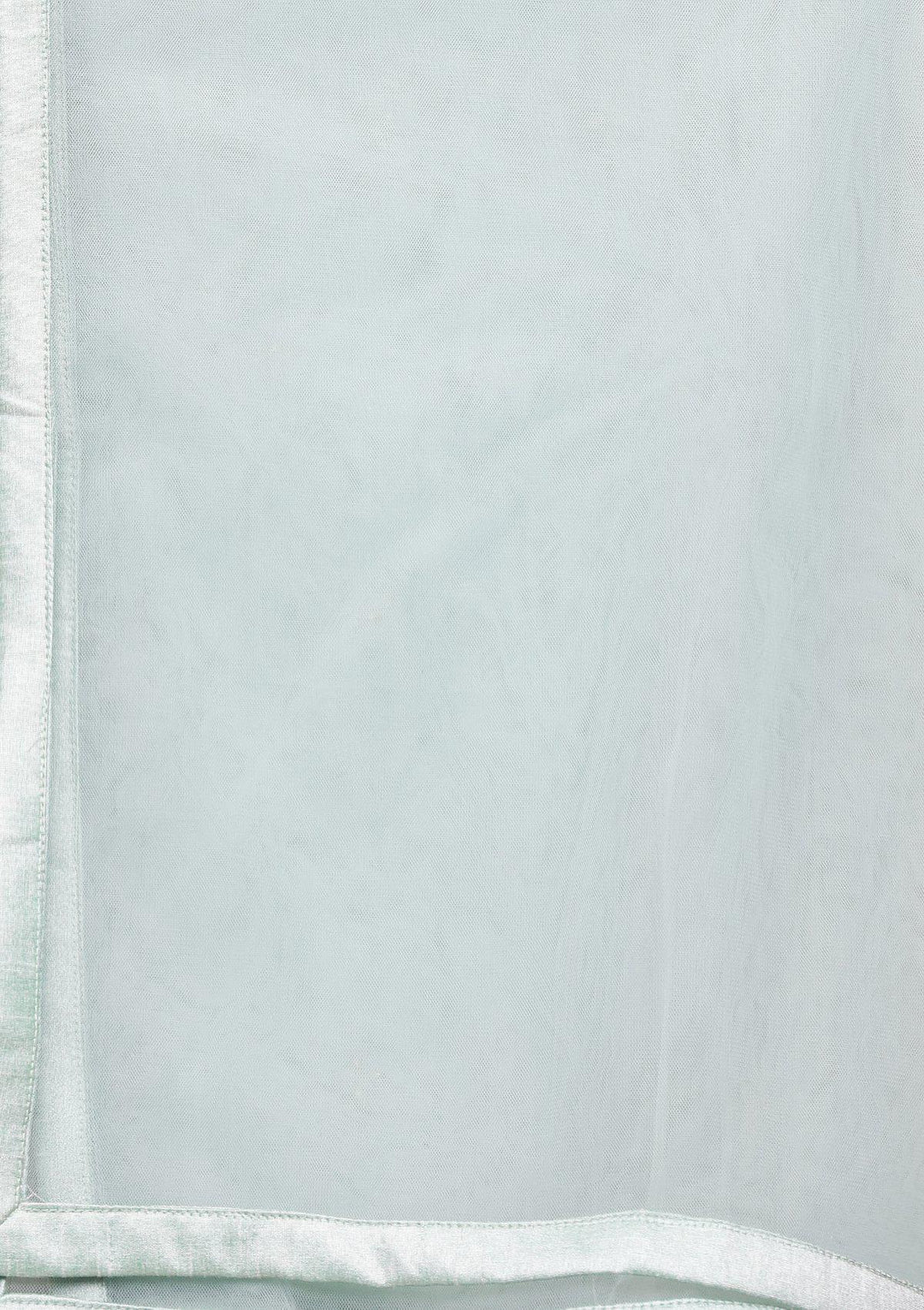 Sea Green Embellished Silk Designer Lehenga-Koskii