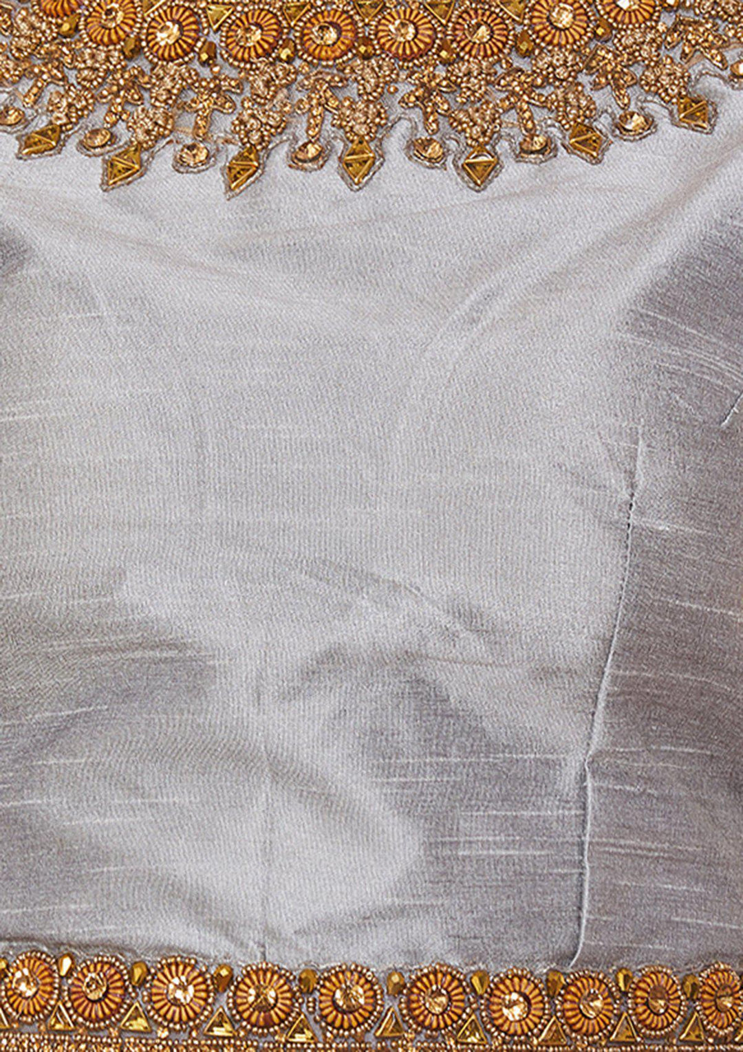 Grey Stonework Net Designer Lehenga-Koskii